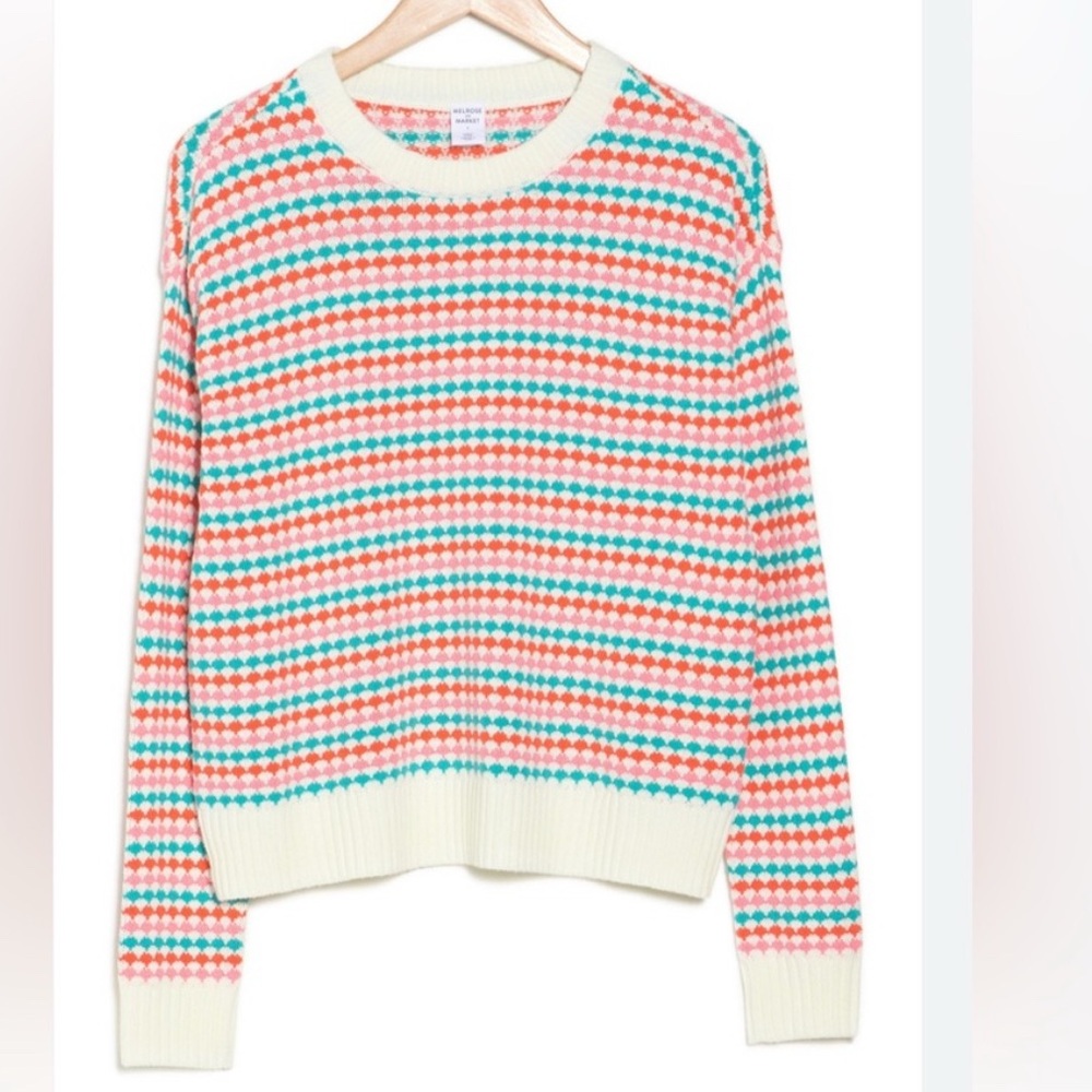 Knit Multicolor Crewneck Sweater
